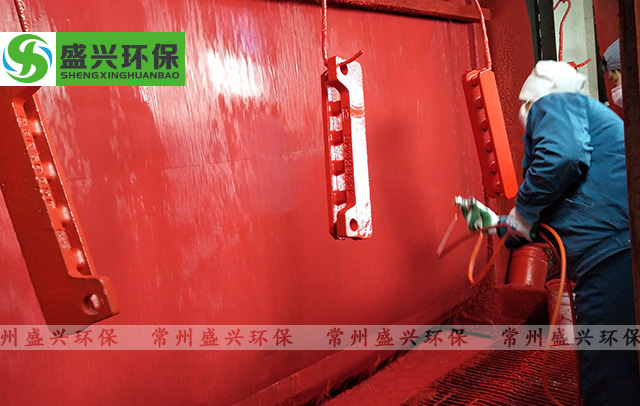 天津常州某机械制造使用盛兴漆雾凝聚剂案例展示